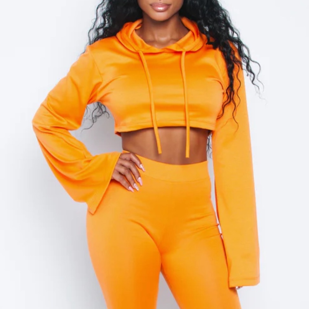 Kloset Envy Orange Bali Hoodie